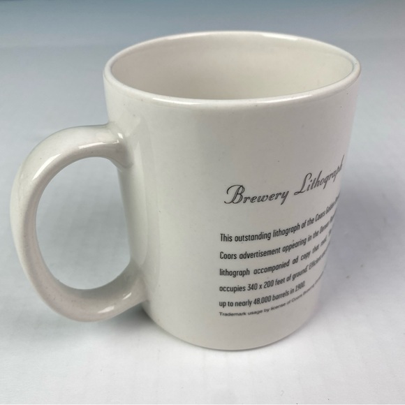 Vintage Adolph Coors Golden Brewery 8oz Coffee Mug Lithograph SMI Creations - Picture 3 of 6
